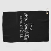Serviette De Golf Je suis une fille de M. Knightley (Horizontal)