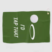 Serviette De Golf Je toucherais ce cadeau de golf amusant (Horizontal)