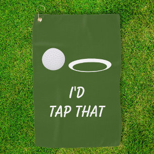 Serviette De Golf Je toucherais ce cadeau de golf amusant