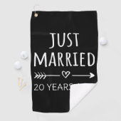 Serviette De Golf Je Viens De Me Marier Il Y A 20 Ans (En situation)