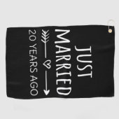 Serviette De Golf Je Viens De Me Marier Il Y A 20 Ans (Horizontal)