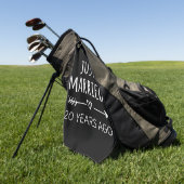 Serviette De Golf Je Viens De Me Marier Il Y A 20 Ans (Vert)