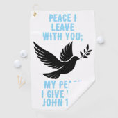 Serviette De Golf Je vous donne ma paix (En situation)