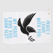 Serviette De Golf Je vous donne ma paix (Horizontal)