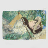 Serviette De Golf Jeanne (Printemps) Edouard Manet   (Horizontal)