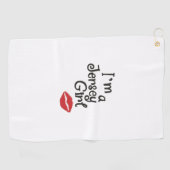 Serviette de golf Jersey Girl (Horizontal)