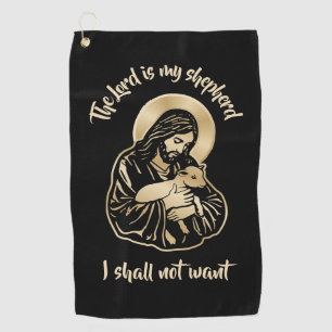 Serviette De Golf Jésus Berger Attentionné