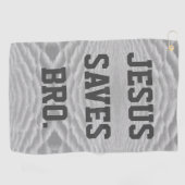 Serviette De Golf Jésus Sauve Bro. (Horizontal)