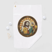 Serviette De Golf Jesus Selfie Accidentel avec la Caméra Frontale et (En situation)