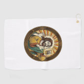 Serviette De Golf Jesus Selfie Accidentel avec la Caméra Frontale et (Horizontal)