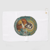 Serviette De Golf Jésus Souris Double Clic Cassée Bureau IT Tech (Horizontal)