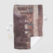 Serviette De Golf Jésus "Yeshoua" La Dernière Cène, Léonard de Vinci (En situation)