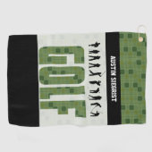 Serviette De Golf Jeu golf (Horizontal)