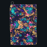 Serviette De Golf Joli chic fleurs abstraites arrière - plan<br><div class="desc">Joli chic fleurs abstraites arrière - plan</div>