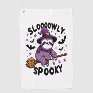 Serviette De Golf Joli Halloween Sloth Joie (2)