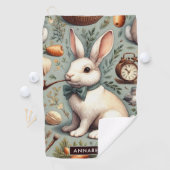Serviette De Golf Joli lapin Vintage (En situation)