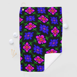 Serviette De Golf Joli Motif de fleurs roses