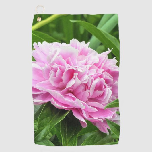 Serviette De Golf Joli Peony Rose (Devant)