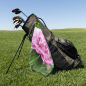 Serviette De Golf Joli Peony Rose (Vert)