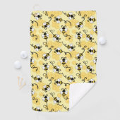 Serviette De Golf Joli petit motif abeilles (En situation)
