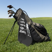 Serviette De Golf Jolie citation alien blanche noire (Vert)