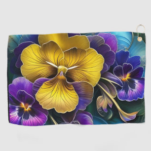 Serviette De Golf Jolies lampes d'art