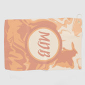 Serviette De Golf Jolies pinces de pêche (Horizontal)