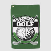 Serviette De Golf Joueur de golf Pro Golf Country Club (Devant)