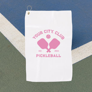 Serviette De Golf Joueur de l'équipe de Pickleball Club Sueur de chi