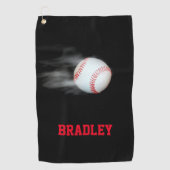 Serviette De Golf Joueur Personnalisé De L'Équipe De Ball (Devant)