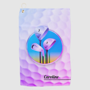 Serviette De Golf Joueuse de golf Cadeau Sport Cool