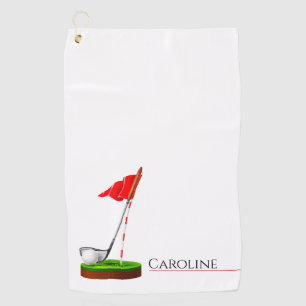 Serviette De Golf Joueuse de golf Cadeau Sport cool