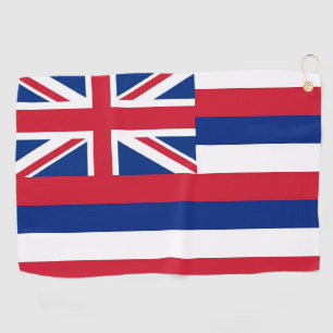 Serviette De Golf Jouez au golf la serviette avec le drapeau
