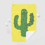 Serviette De Golf Jour des morts heureux Cactus (En situation)
