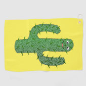 Serviette De Golf Jour des morts heureux Cactus (Horizontal)