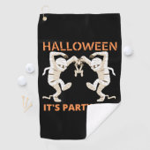Serviette De Golf Jour d'Halloween (En situation)