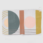 Serviette De Golf Jour géométrique III (Horizontal)