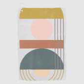 Serviette De Golf Jour géométrique III (Devant)