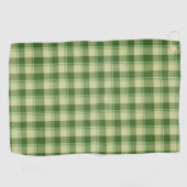 Serviette De Golf Journée de la Saint Patrick à Plaid Vert (Horizontal)