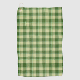 Serviette De Golf Journée de la Saint Patrick à Plaid Vert