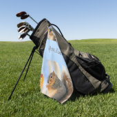 Serviette De Golf Jours de furball (Vert)