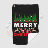 Serviette De Golf Joyeux canevas de Noël Christian Noël Jésus (En situation)
