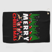 Serviette De Golf Joyeux canevas de Noël Christian Noël Jésus (Horizontal)