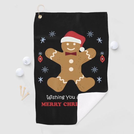 Serviette De Golf joyeux noël (En situation)
