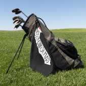 Serviette De Golf Joyeux Noël en Californie (Vert)