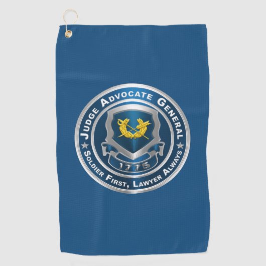 Serviette De Golf Juge-avocat général JAG (Devant)