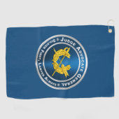 Serviette De Golf Juge-avocat général JAG (Horizontal)