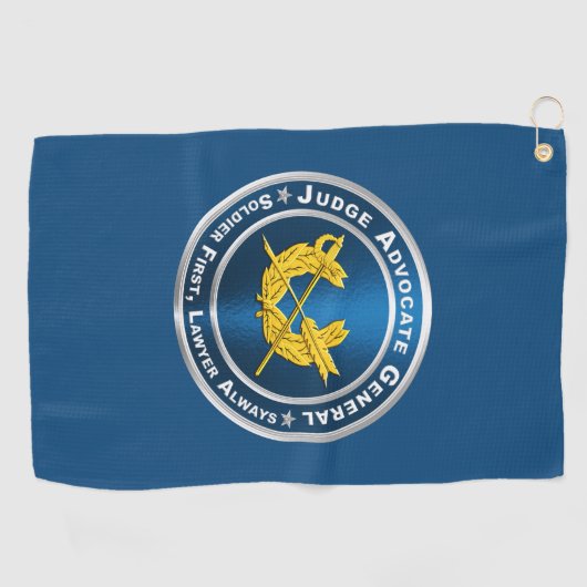 Serviette De Golf Juge-avocat général JAG (Horizontal)