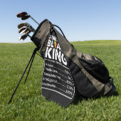 Serviette De Golf Junetten Black King Faits nutritionnels Melanin (Vert)
