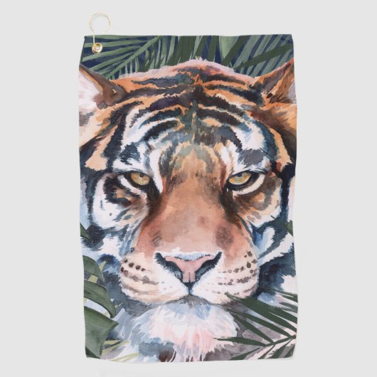 Serviette De Golf Jungle Cat - Tigre (Devant)